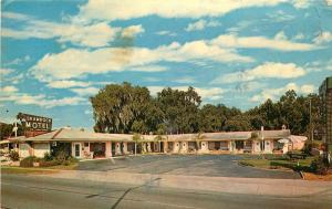 OCALA FL SHAMROCK MOTEL HWY 301 441 27 AAA POSTCARD c1978