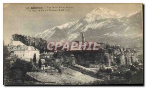 Old Postcard View of Embrun Gap Road at the bottom of the Peak Tower