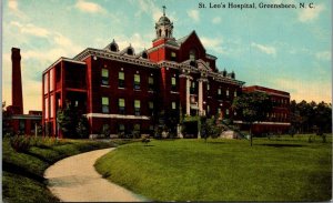 North Carolina Greensboro St Leo's Hospital Curteich