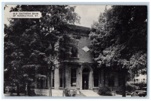 c1940 Old Southern Bank First Bank Robbed Russellville Kentucky Vintage Postcard