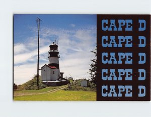 Postcard Cape Disappointment Light Washington USA