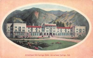 Arrowhead Hot Springs Hotel, Arrowhead Springs, CA, Early Postcard, Used in 1915