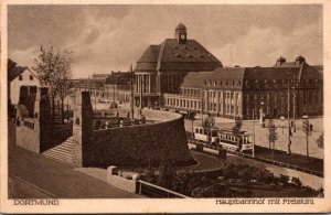 Germany Dortmund Hauptbahnhof Mit Freistuhl 1928