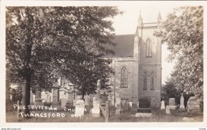 RP: THAMESFORD , Ontario , Canada , PU-1915; Presbyterian Church & Cemetery