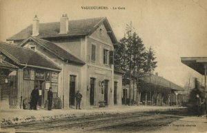 france, VAUCOULEURS, La Gare, Railway Station (1910s) Postcard