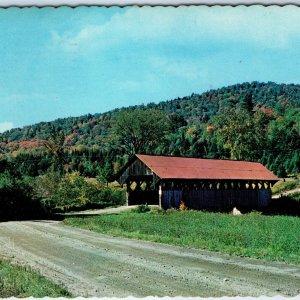 c1970s Errol, ME Bennett Bean Covered Bridge Oxford County 4x6 PC Lincoln M15