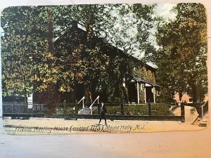 Vintage Postcard 1907-1915 Friends Meeting House Mount Holly New Jersey