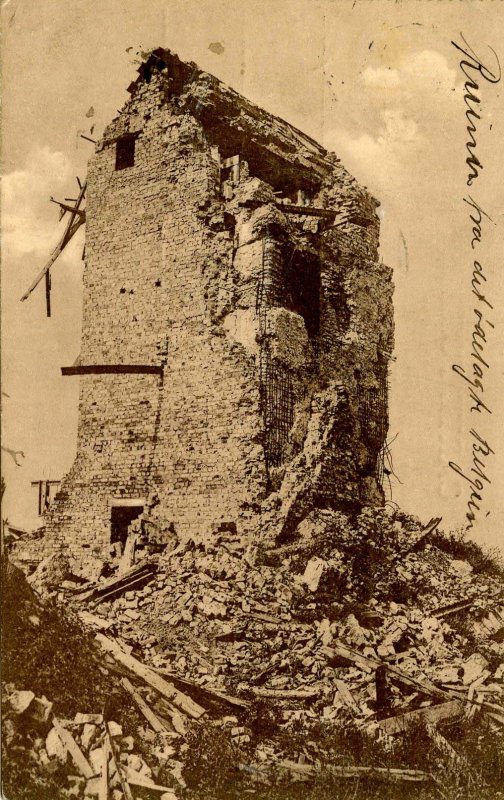 Belgium - Nieuport. Observation Post Ruins