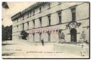 Old Postcard Montpellier's Faculty of Medicine