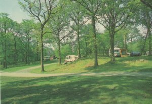 Coniston Cumbria Caravan Site Camping Park 1980s Postcard