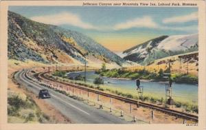 Montana Lahood Park Jefferson Canyon Near Mountain View Inn 1949 Curteich