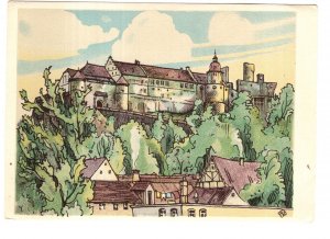 Castle, Heidenheim an der Brenz,  Germany, Watercolour