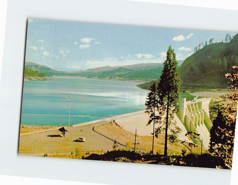 Postcard Lookout Point Dam, Willamette River, Lowell, Oregon