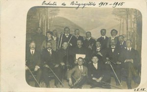 Brugurgitals Germany Music Instruments Orchestra 1914 RPPC Postcard 21-1683