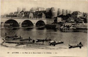 CPA ANGERS - Le Pont de la Basse-Chaine et le Chateau (296921)