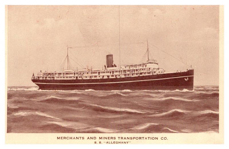 S.S.Alleghany , Merchants and Miners Transportation Co.