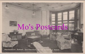 Gloucestershire Postcard -Westonbirt School, Dorchester House Drawing Room HM329