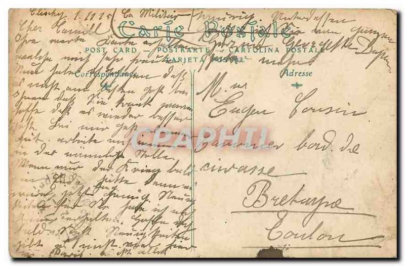 Old Postcard Paris The Alexander Bridge and the Esplanade des Invalides