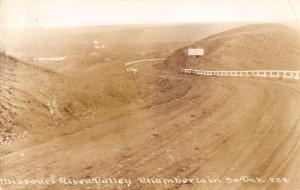 Chamberlain South Dakota River Valley Real Photo Antique Postcard K25607