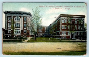 CHICAGO, IL ~ Frances E. Willard NATIONAL TEMPERANCE HOSPITAL 1911 Postcard