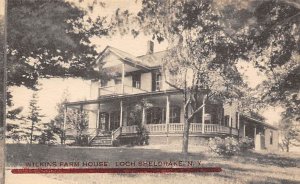 Wilkins Farm House Loch Sheldrake, New York NY Postcard