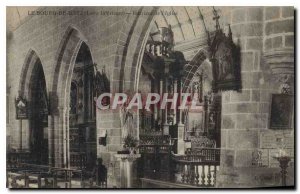 Old Postcard Bourg de Batz inside the Church