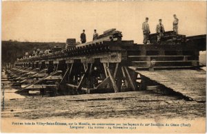 CPA Militaire Toul - Pont en bois de Villey-Saint-Étienne (90474)