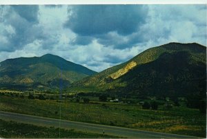 Scenic Mountains Near Questa, New Mexico Vintage Postcard