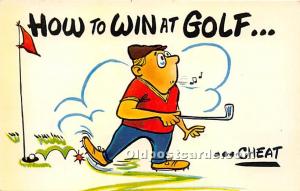 How to Win at Golf, Cheat Golf Unused 