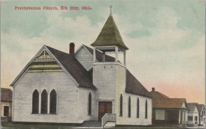 Postcard Presbyterian Church Elk City OK