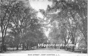 Main Street, East Hampton, L.I., New York