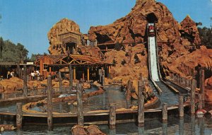 CALICO LOG RIDE Knott's Berry Farm Amusement Park 1970 Vintage Postcard