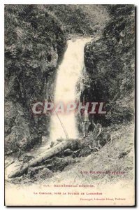 Old Postcard Bagneres de Bigorre The waterfall near the source Labassere