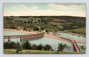 Bear River Bridges Nova Scotia Canada UNP Unused DB Postcard L5