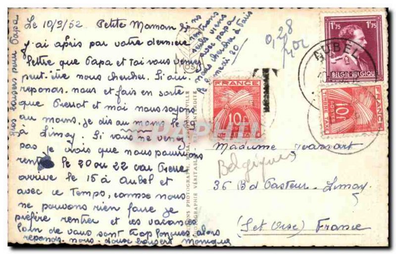 Old Postcard Verviers Monument