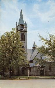 Granville Ohio 1960s Postcard The First Baptist Church