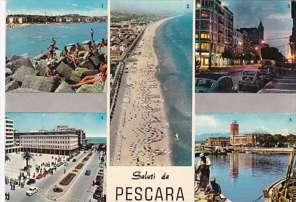 Italy Saluti da Pescara Multi View Panorama