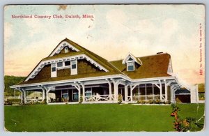 Northland Country Club, Duluth, Minnesota, Antique 1913 Postcard
