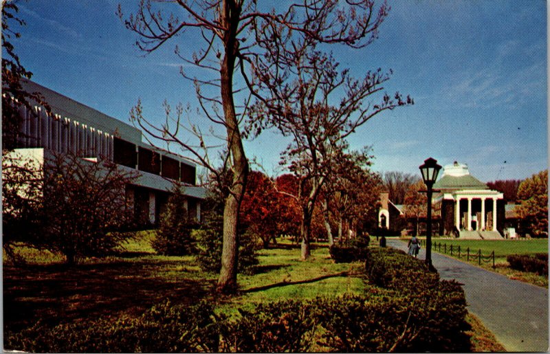 Vtg 1950s University Of Delaware Newark DE Chrome Postcard