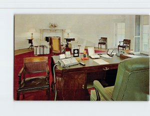 Postcard President's Office, The White House, Washington, District of Columbia