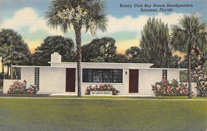 Rotary club Boy Scout headquarters Sarasota, Florida, USA Scouting Unused 