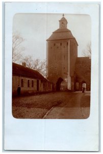 c1910 Kings Gate in Bernau bei Berlin Germany Unposted RPPC Photo Postcard