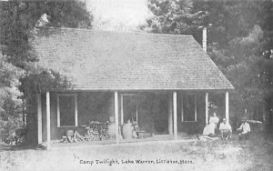 Camp Twilight Littleton, Massachusetts Postcard