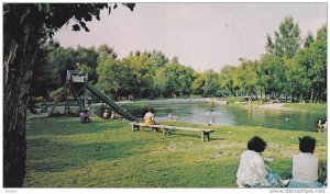Scenic view,  River Bend Park,  Neepawa,  Manitoba,  Canada,  40-60s