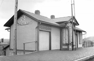 J12/ Greenland Colorado RPPC Postcard 1988 Railroad Depot Station  260