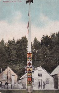 1912, Alaska Totem Pole, Used, P/M Sitka (PC957)