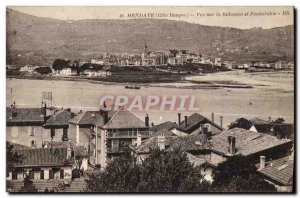 Old Postcard Hendaye (Basque Coast) View Bidasoa and Hondarribia