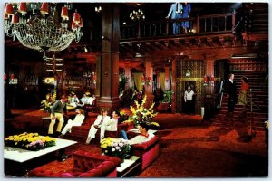 Postcard - Main Lobby, Hotel del Coronado, California