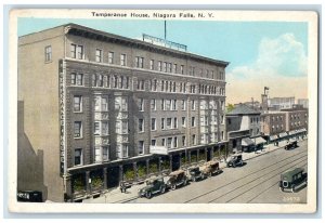c1930's Temperance House Cars Niagara Falls New York NY Vintage Postcard