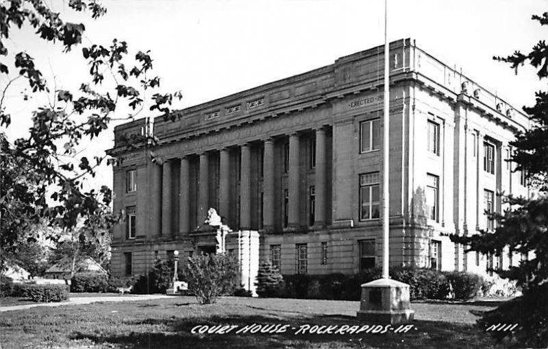 Court House real photo Rock Rapids, Iowa  